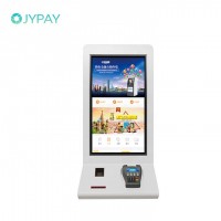 32 Inch Restaurant Food Odering Wall Mounted Touch Screen Kiosk